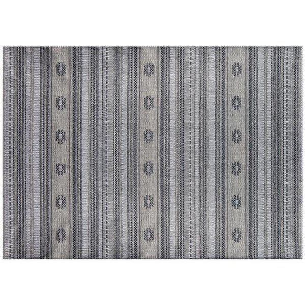 Simplyshade SimplyShade RS-581-932-80 7 ft. 10 in. x 10 ft. Silverton-Slate Outdoor Rug RS-581-932-80